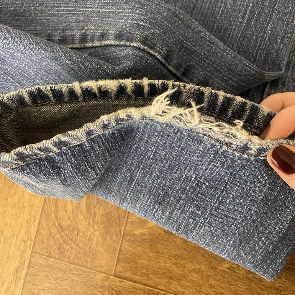 Levis 527 Jeans Mens 34x30 Blue Straight‎ Medium Wash Denim Cotton Pockets